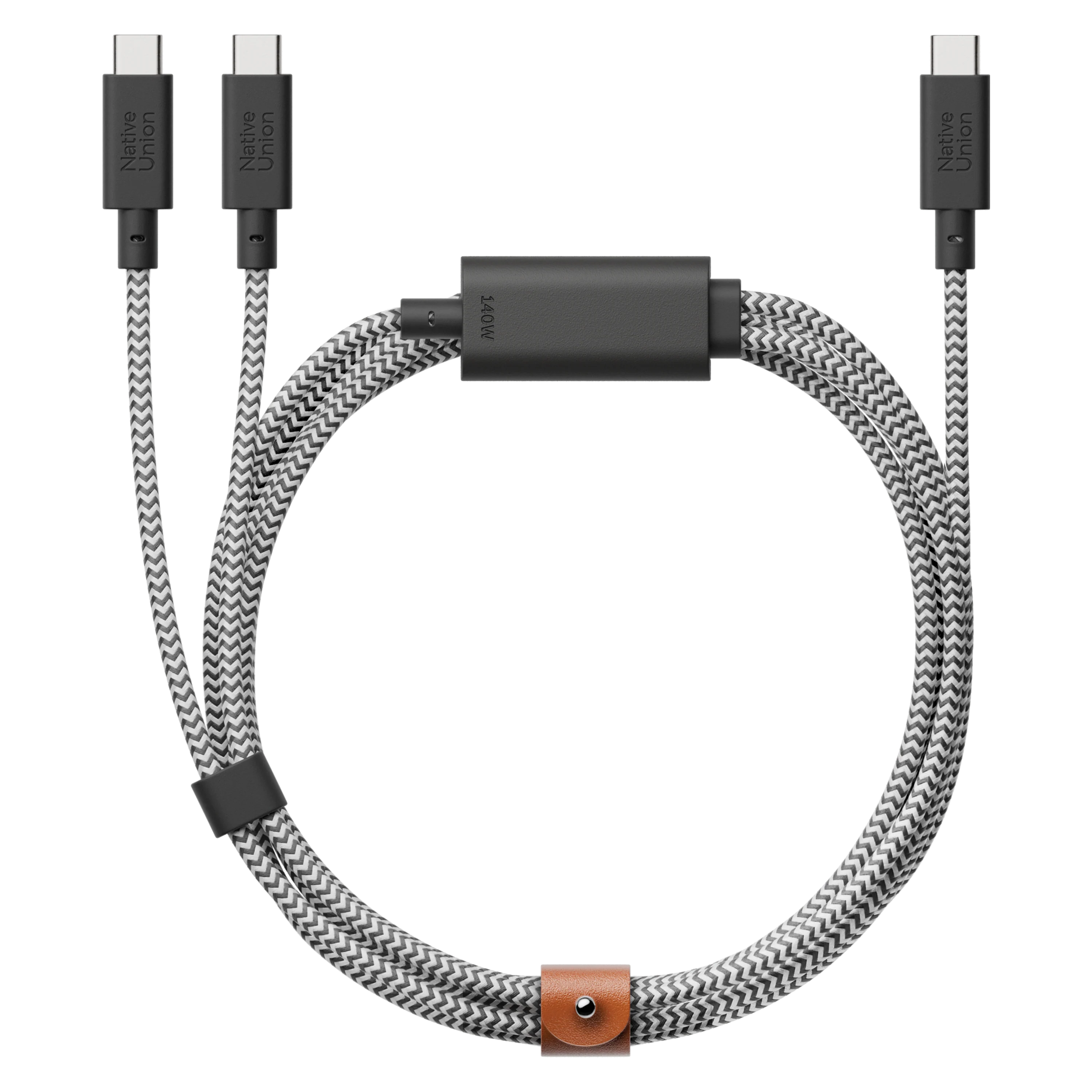 Belt Cable 2-in-1 USB-C to USB-C & USB-C Cable (140W) - Image 3
