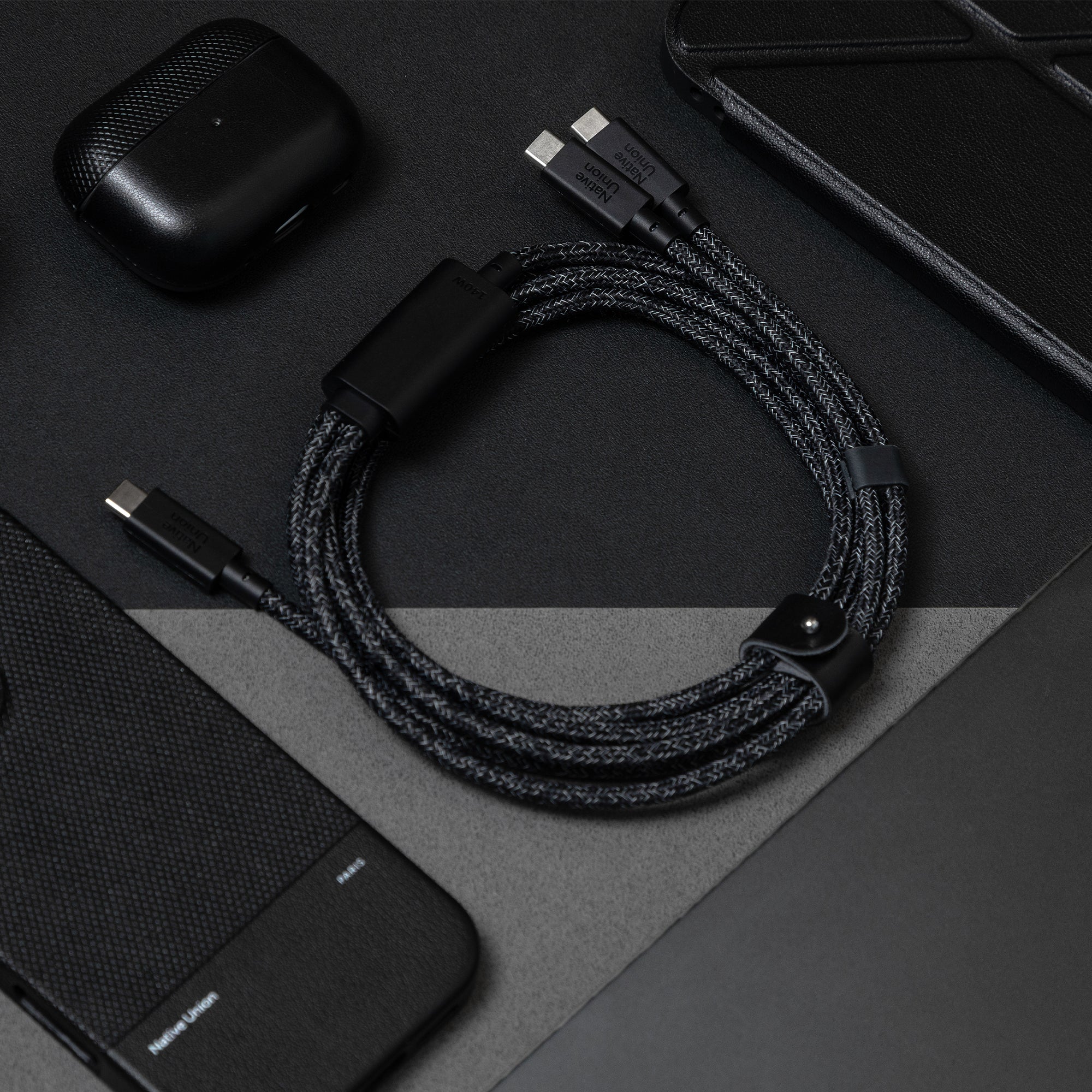 Belt Cable 2-in-1 USB-C to USB-C & USB-C Cable (140W) - Image 7