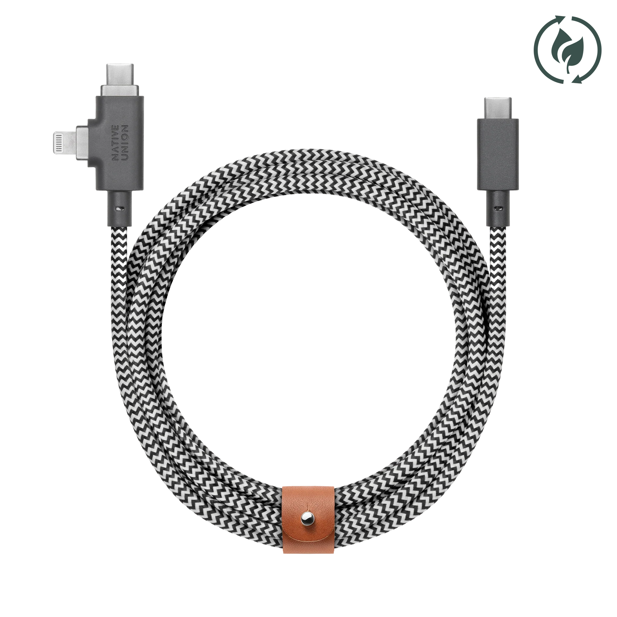 Belt Cable Duo Pro 240W (USB-C to USB-C & Lightning) - Image 3